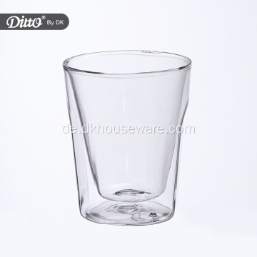 Doppelwandiges Glas Bierglas